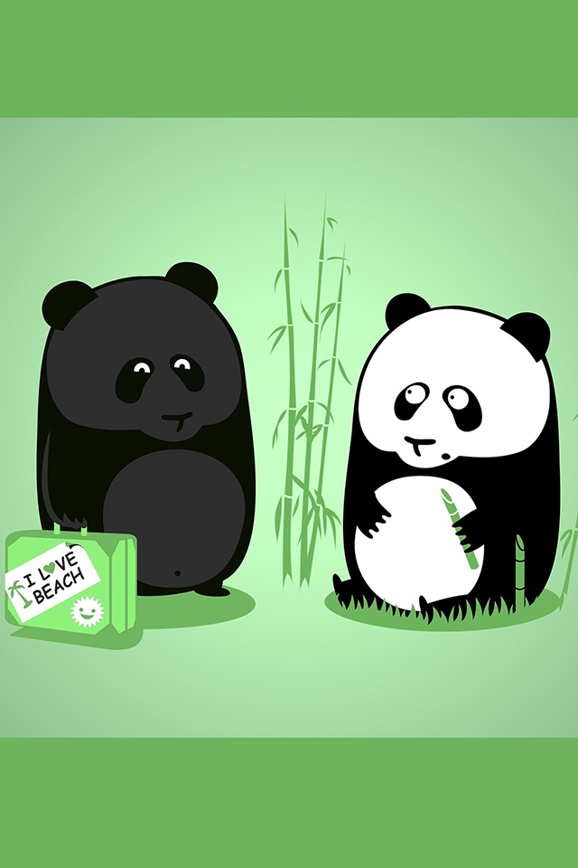 Panda Bleach Wallpaper - Panda Trap - 640x960 Wallpaper - teahub.io