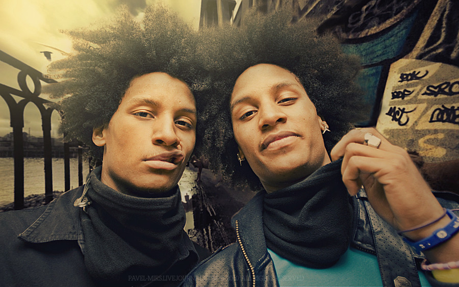 Twin Break Dancers - HD Wallpaper 