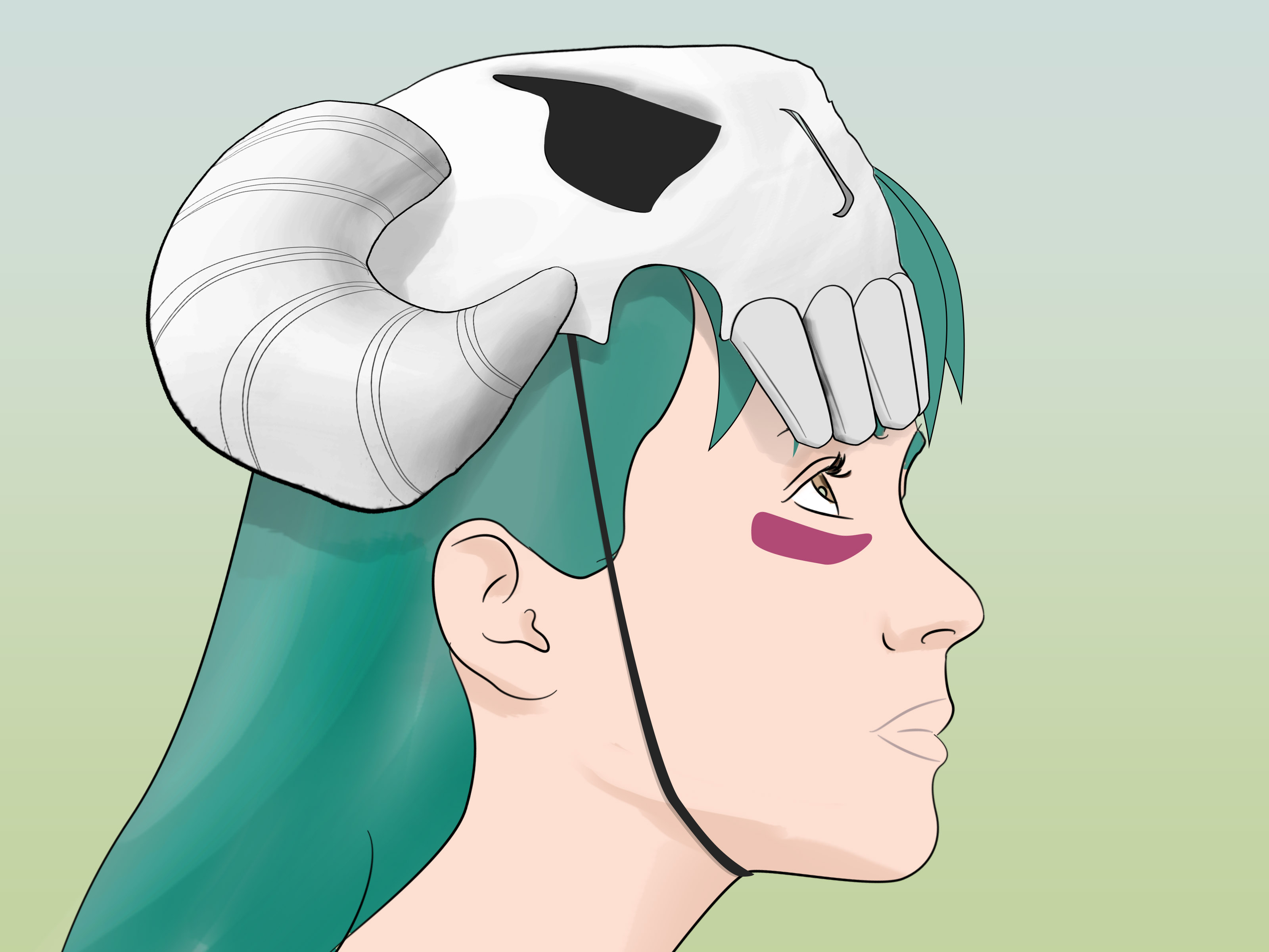 Image Titled Make A Neliel Mask Step - Cartoon - HD Wallpaper 