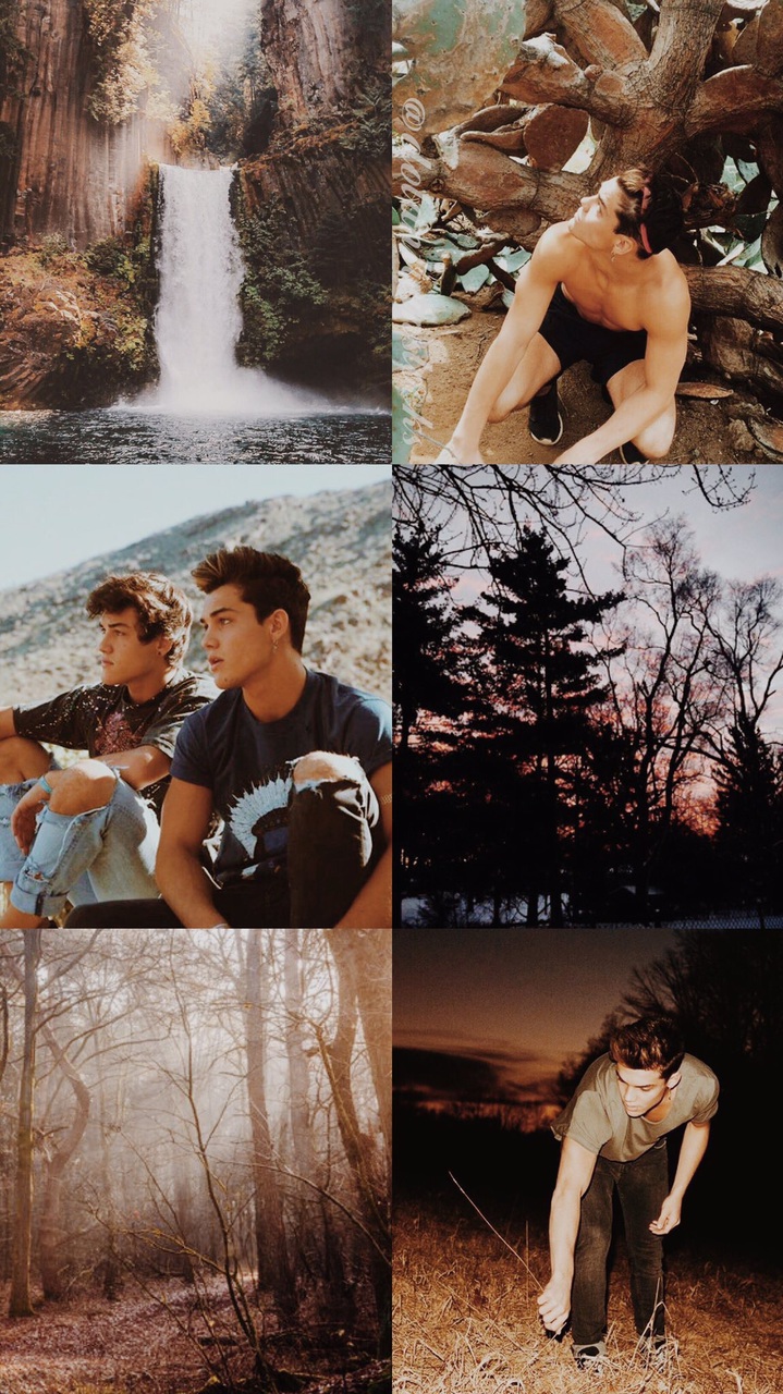 Wallpaper, Lockscreen, And Grayson Dolan Image - Fall Theme Dolan Twins - HD Wallpaper 