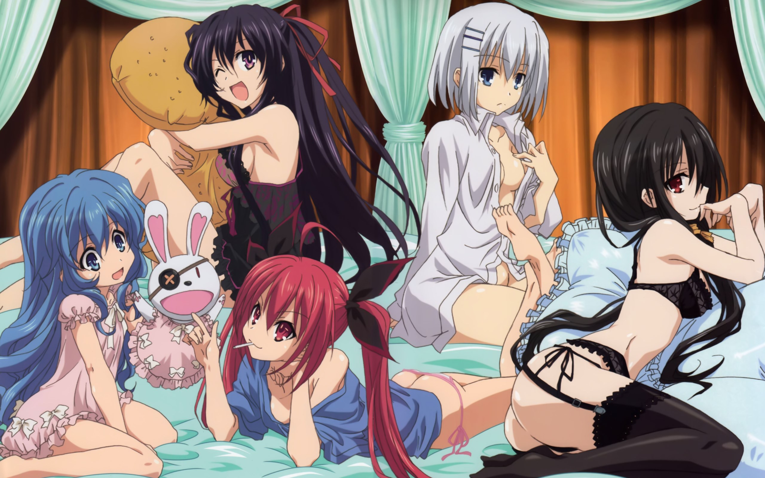 Date A Live Harem - Data Live Hentai - HD Wallpaper 