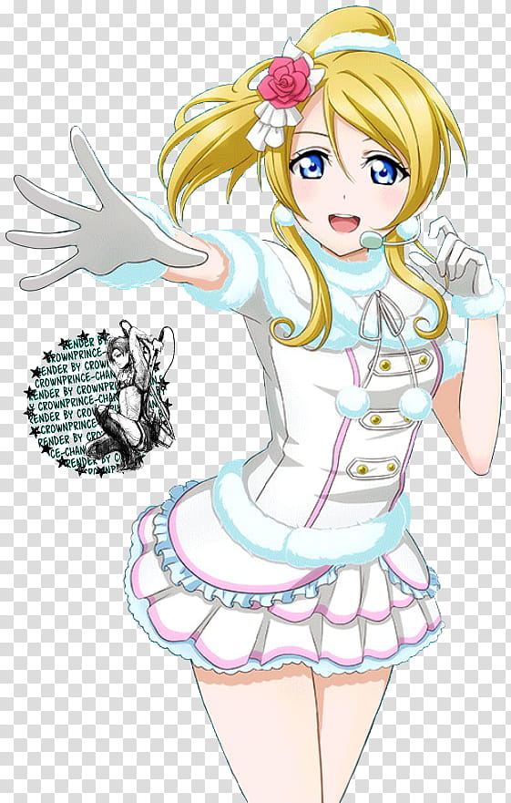 Render Ayase Eli Love Live, Female Anime Character - HD Wallpaper 