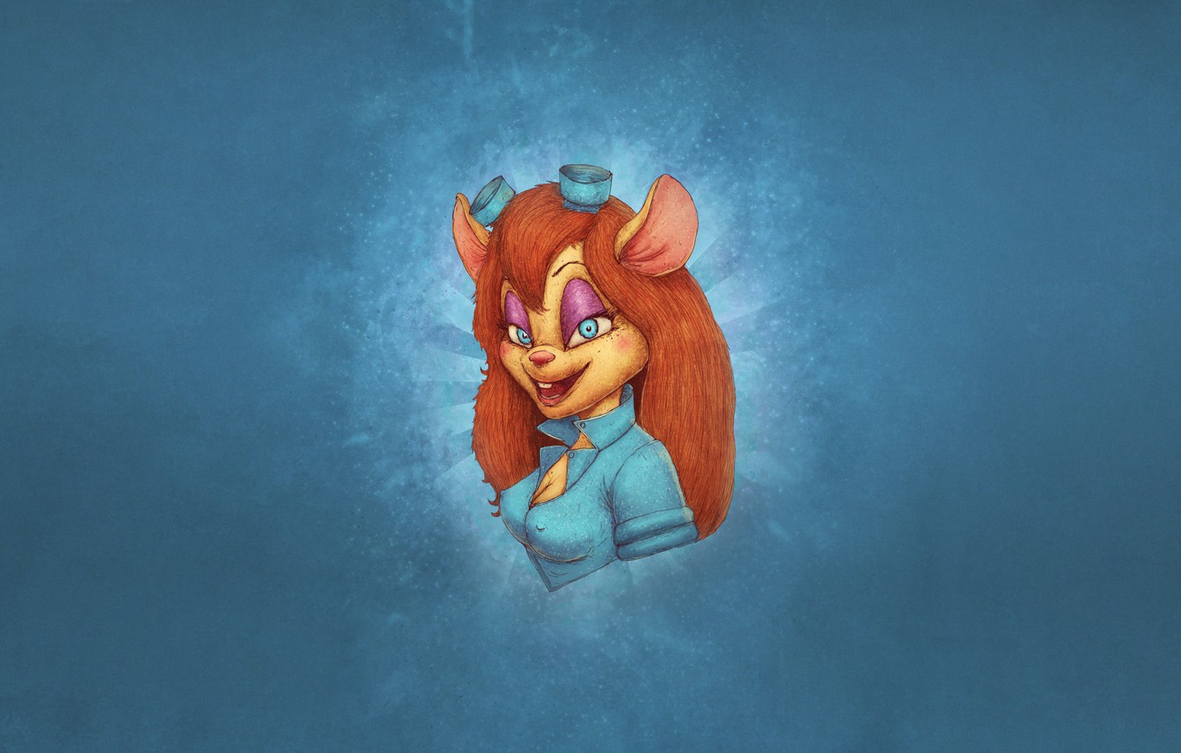 Wallpaper Minimalism Style Background Art Style Background - Мышь Персонаж - HD Wallpaper 