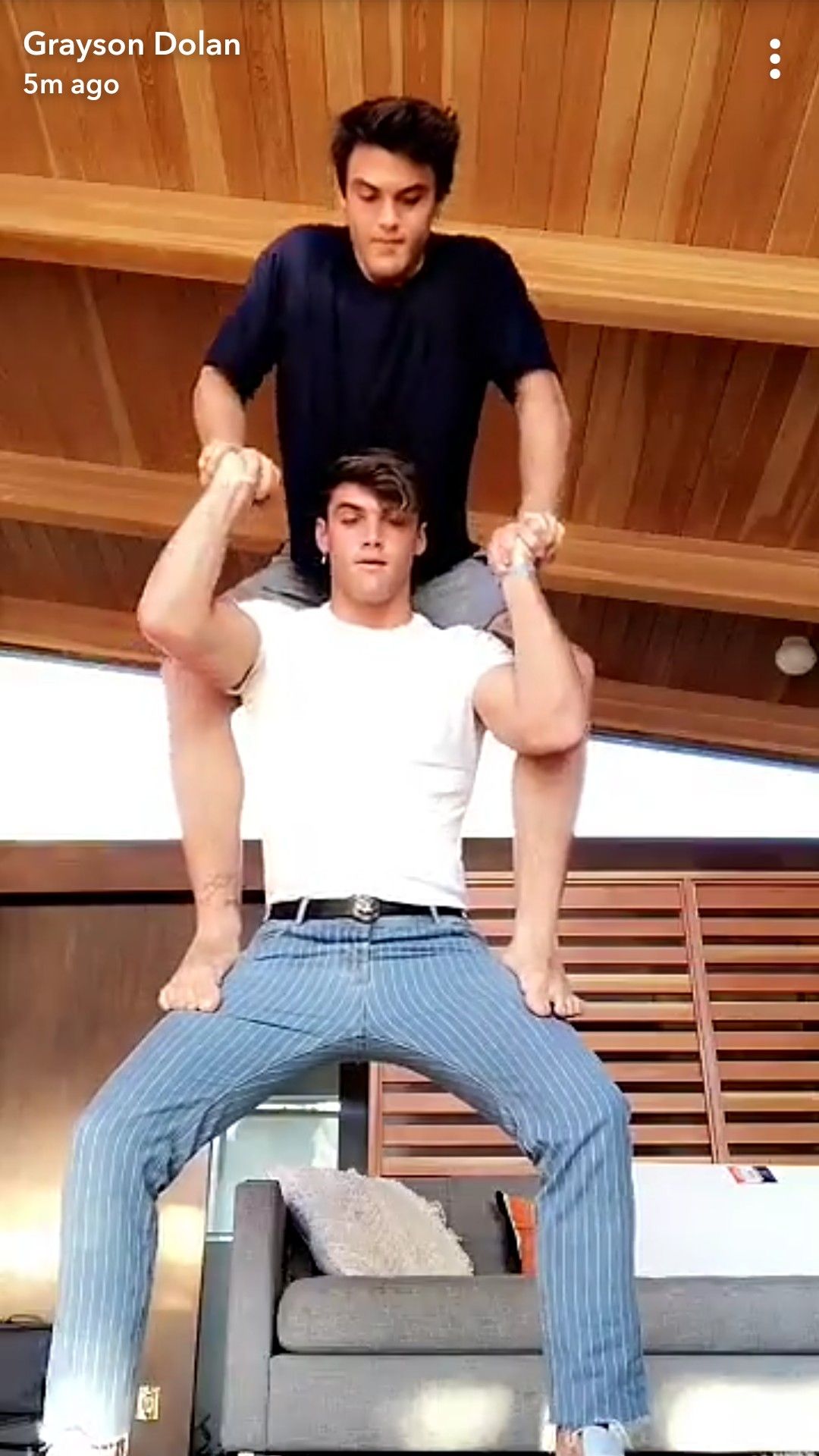 Dolan Twins Striped Pants - HD Wallpaper 