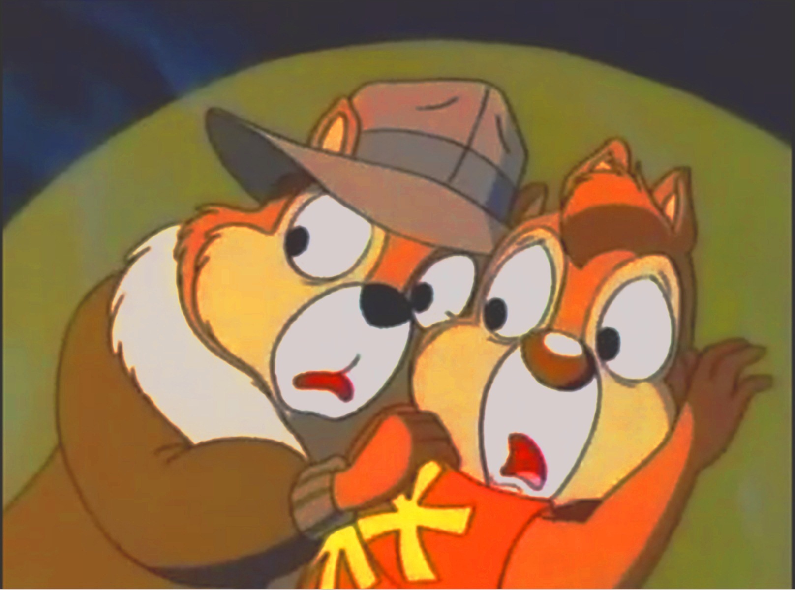 Chip-n - Chip N Dale Shocked - HD Wallpaper 