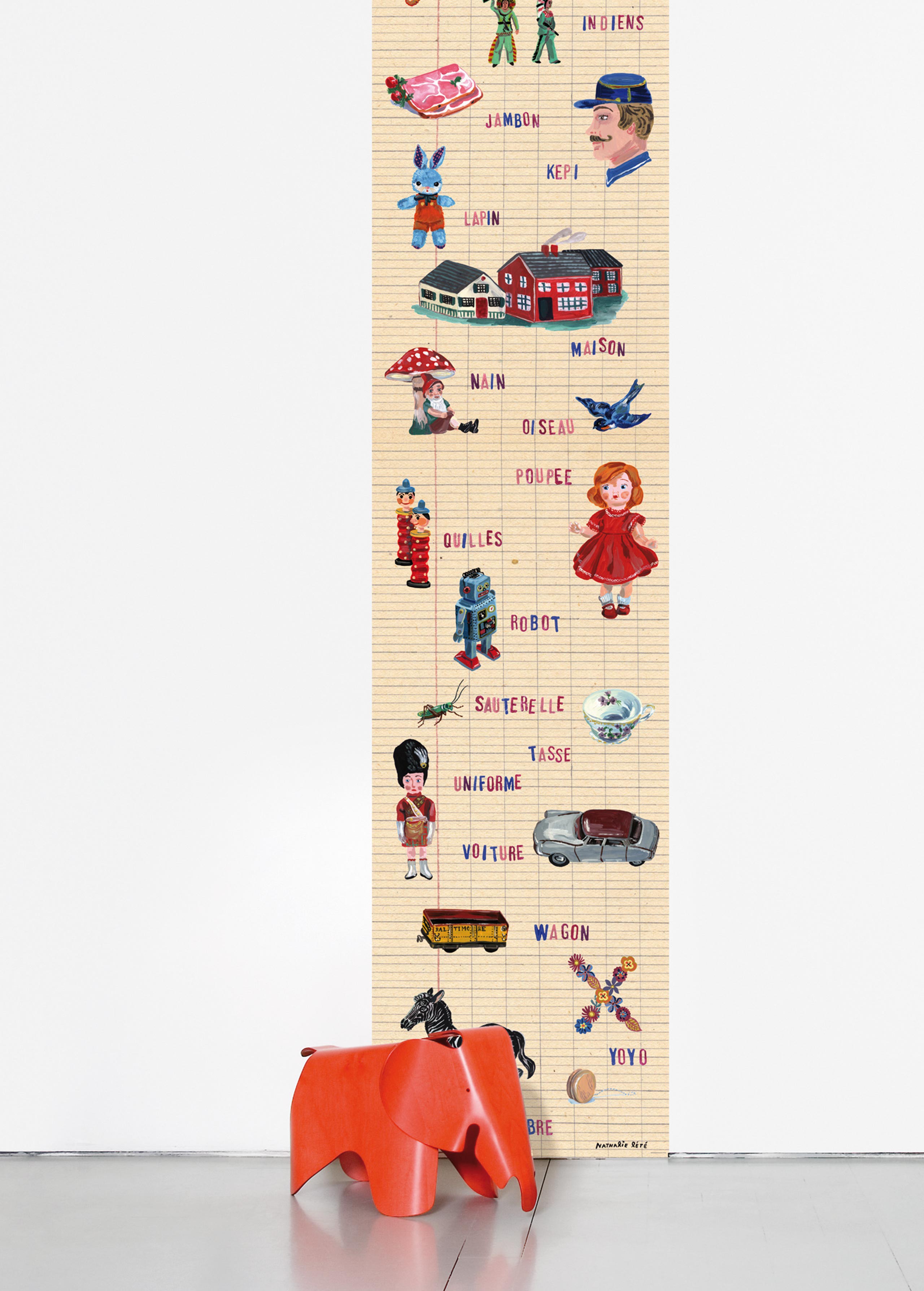 Abecedaire Nathalie Lete - HD Wallpaper 