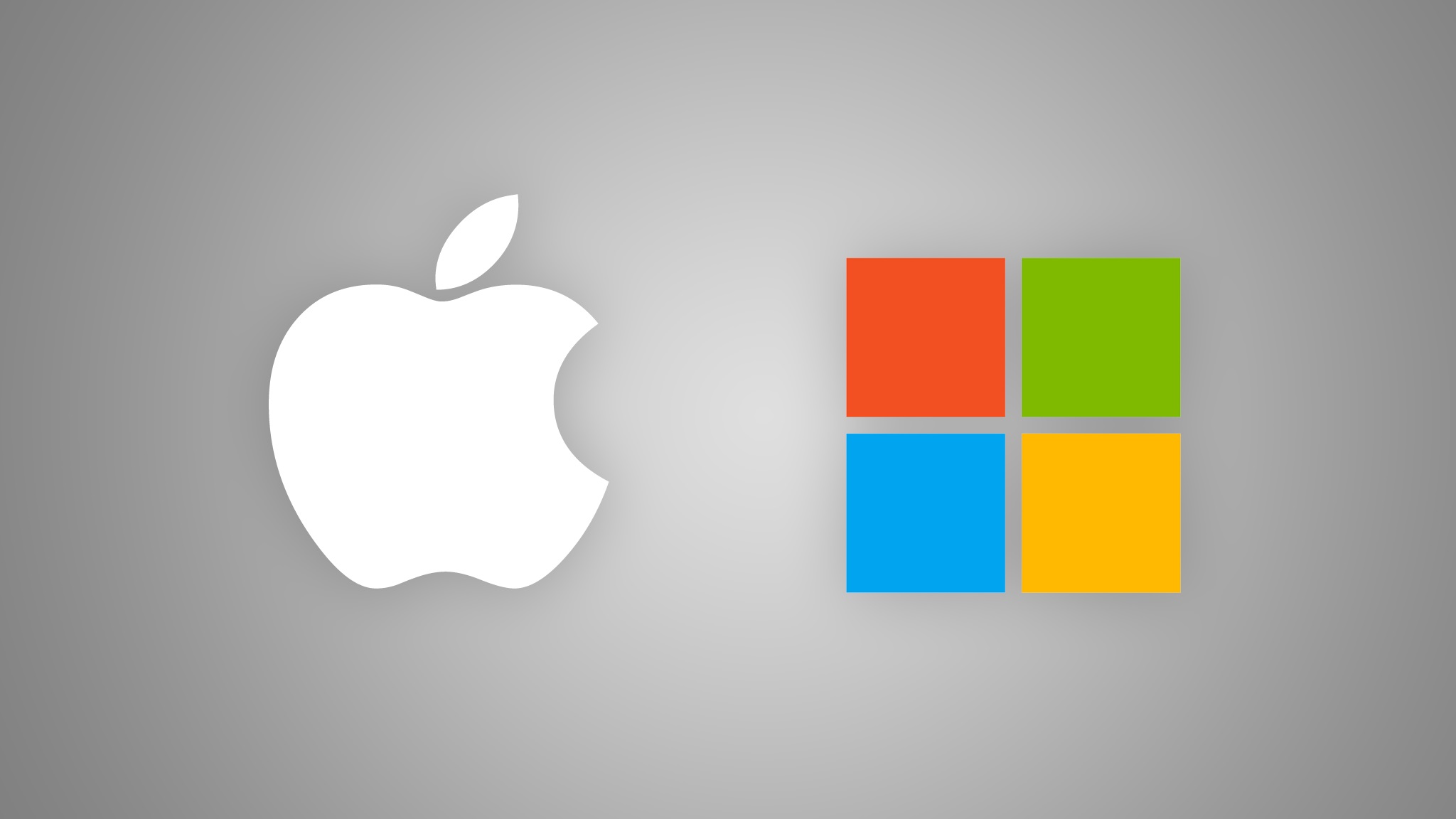 Apple Microsoft - HD Wallpaper 