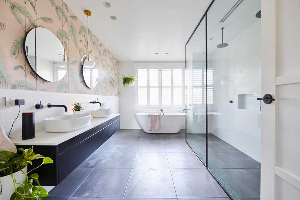 Bianca And Carla The Block Bathrooms - HD Wallpaper 