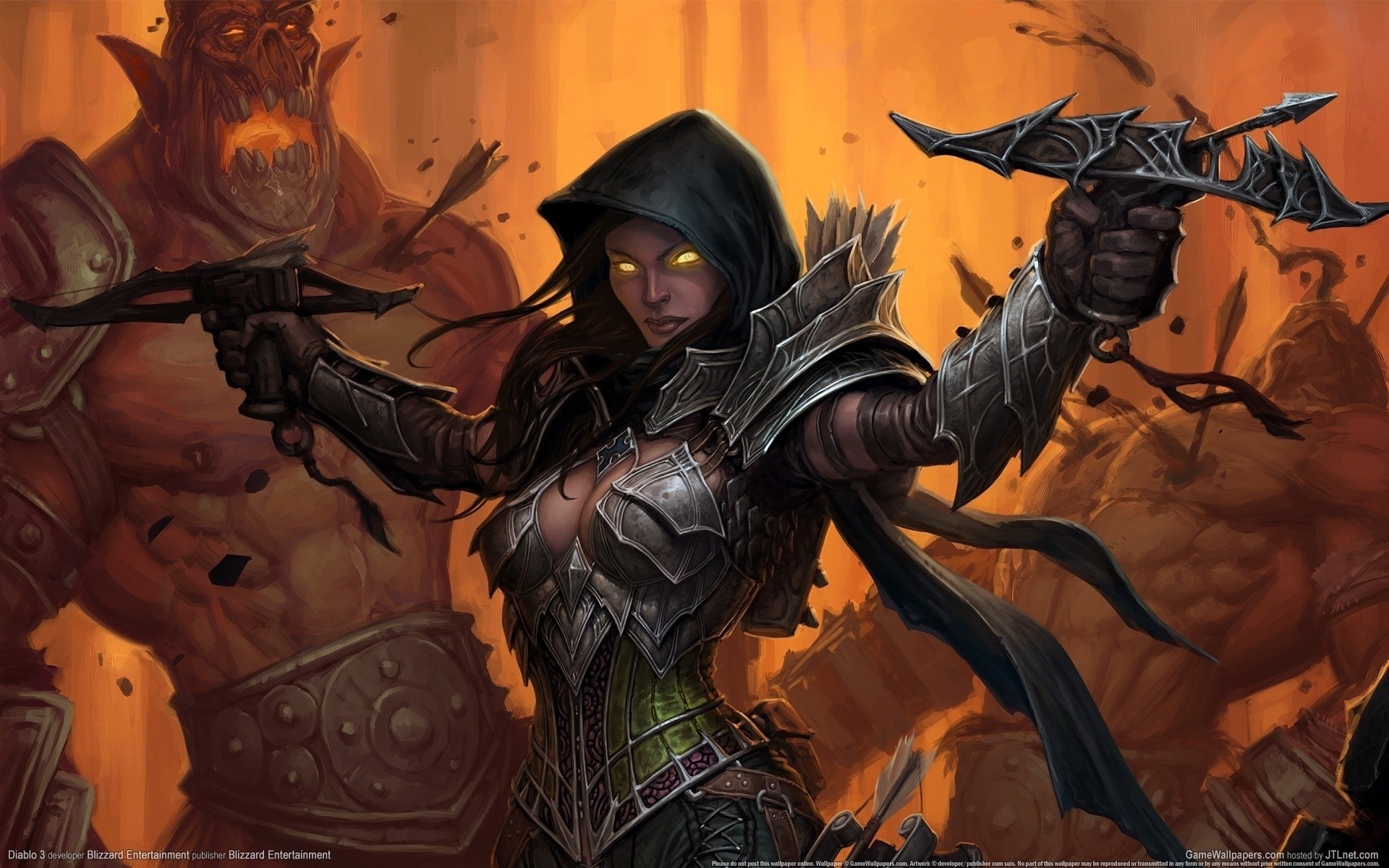 Wallpaper - Demon Hunter Wallpaper Diablo 3 - HD Wallpaper 