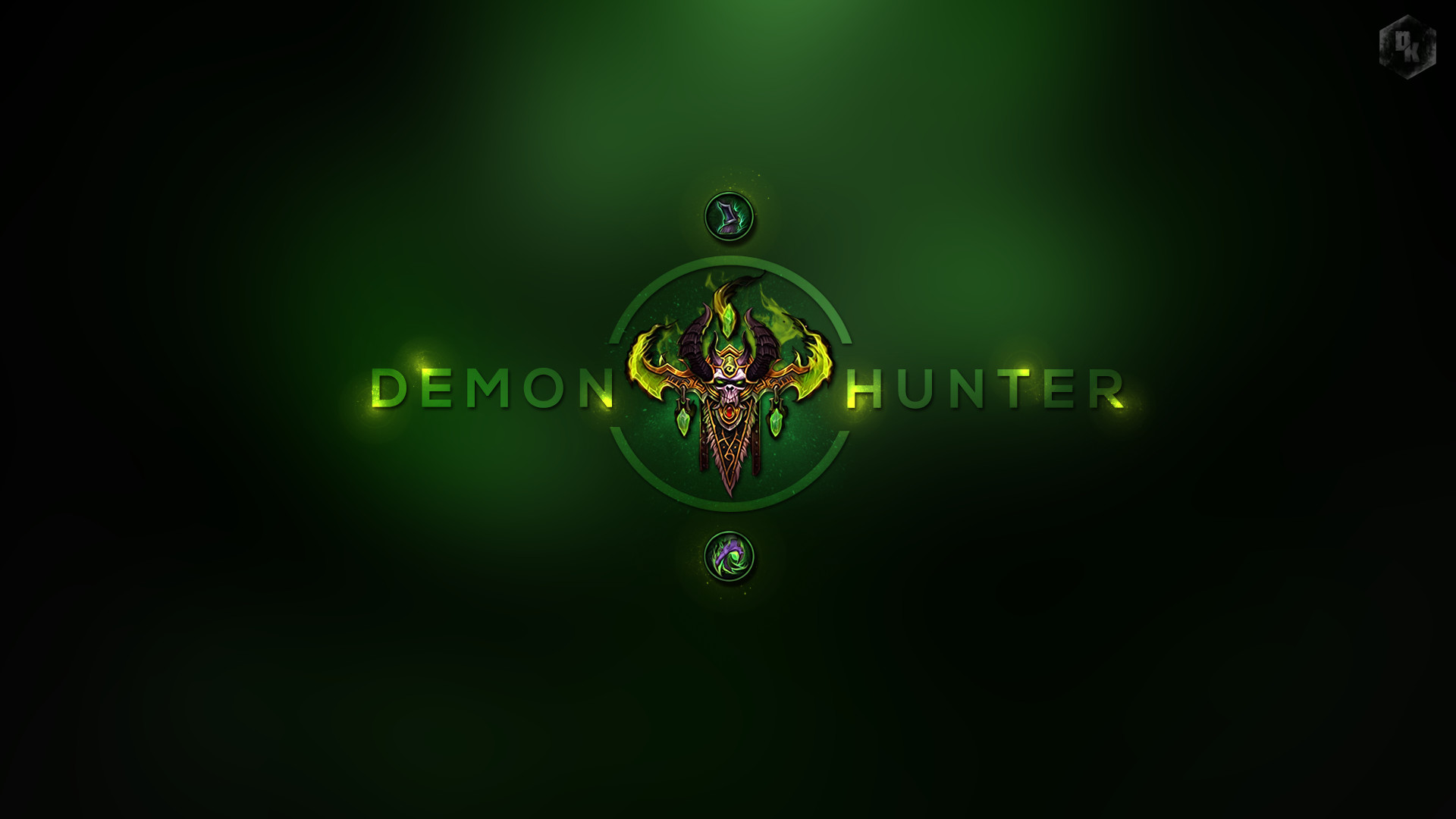 Demon Hunter Wow Logo - HD Wallpaper 