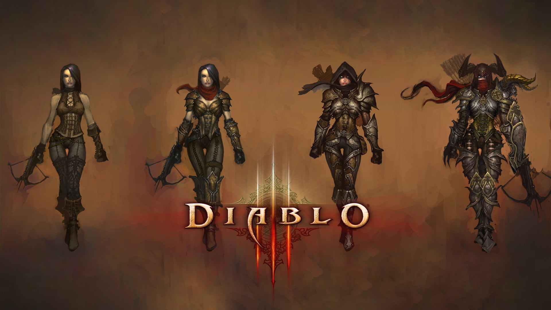 Diablo 3 Demon Hunter Artwork 1920x1080 Wallpaper teahub.io
