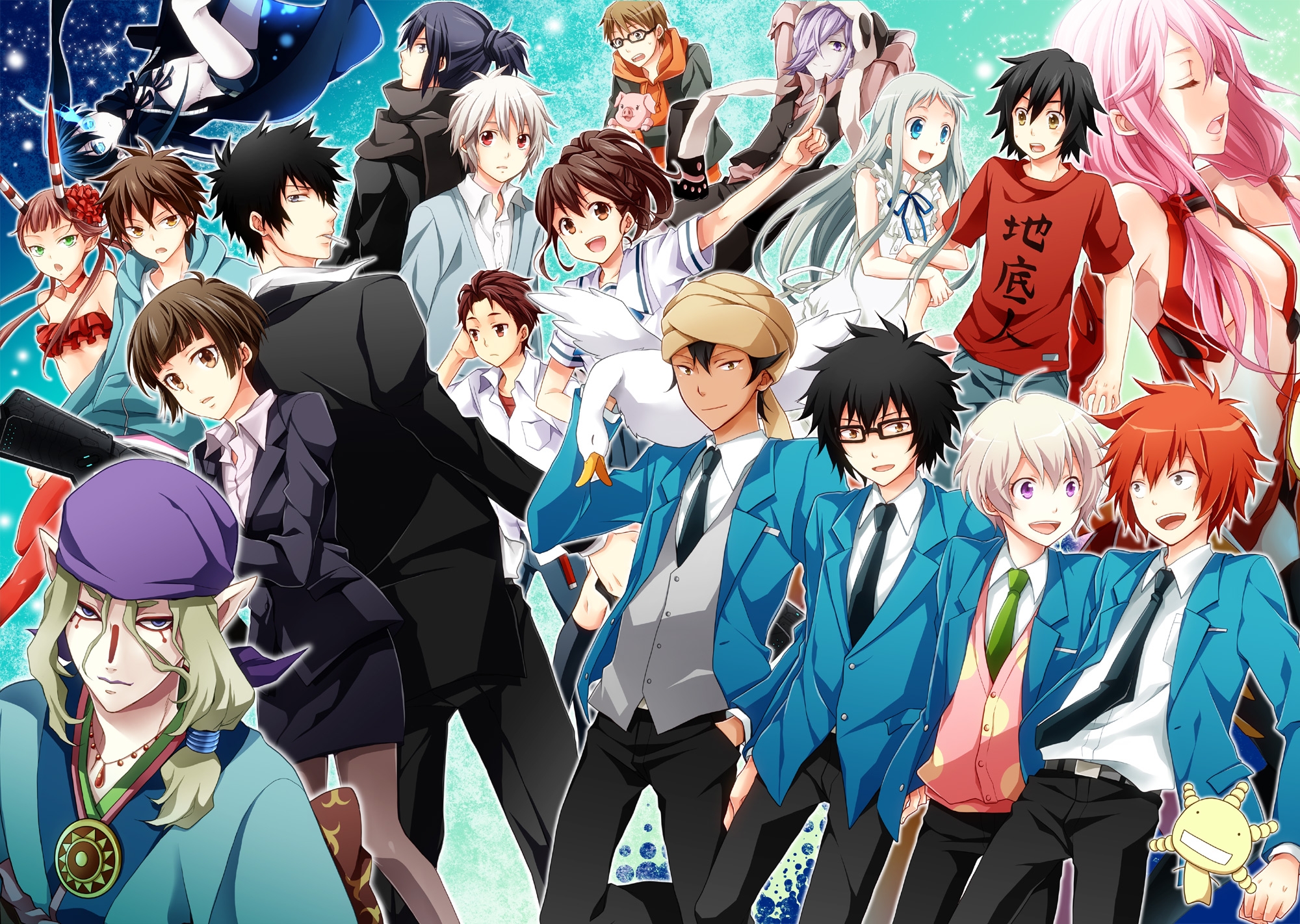 Psycho Pass Guilty Crown - HD Wallpaper 