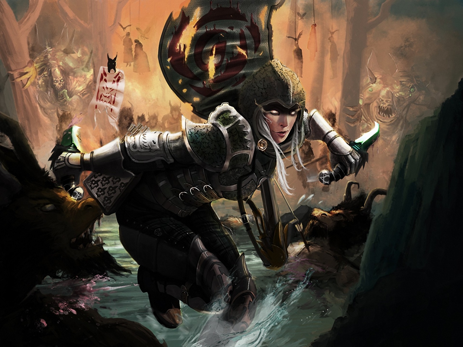 Pc Demon Hunter Diablo 3 - HD Wallpaper 