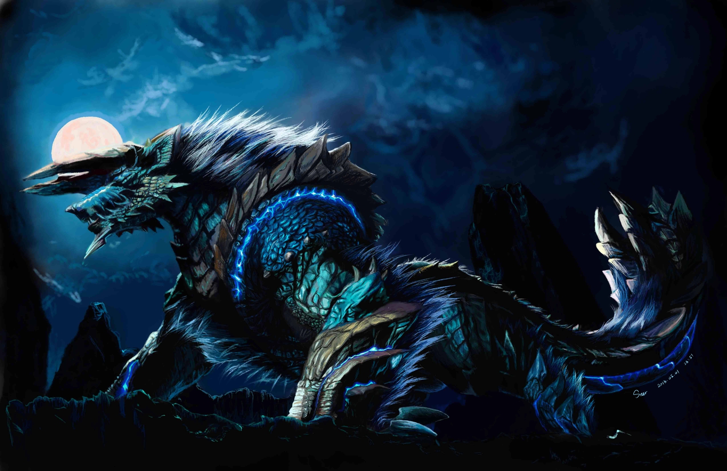 Monster Hunter World Iceborne Zinogre - HD Wallpaper 