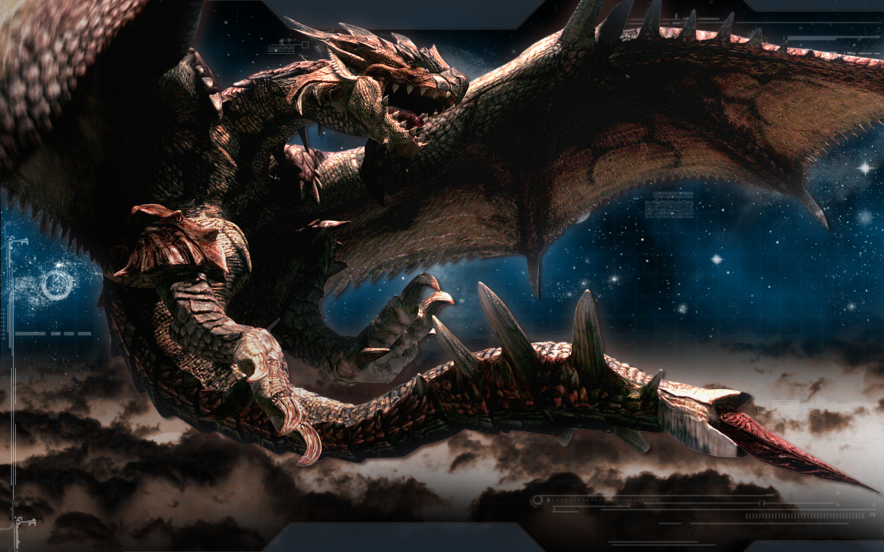 Monster Hunter, Rathalos, Dragon, Video Games Wallpapers - Monster Hunter Rathalos Wallpaper Hd - HD Wallpaper 