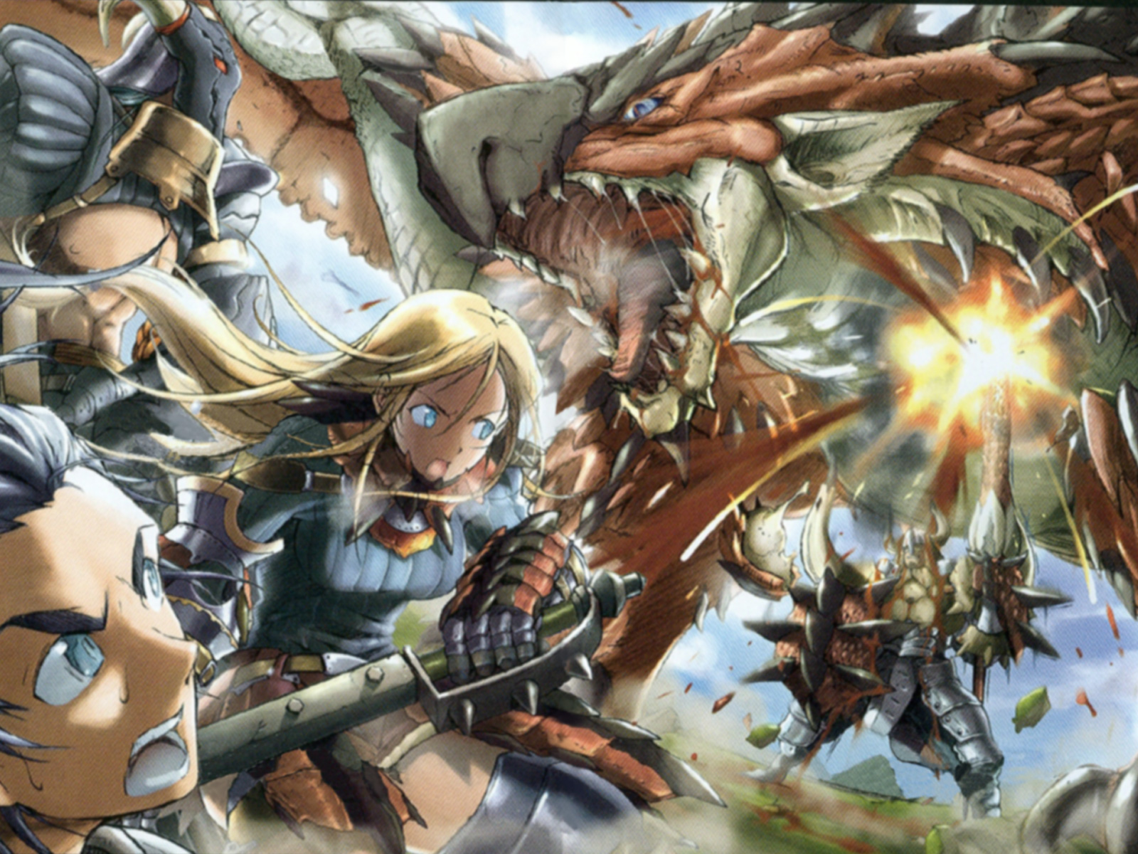 Wallpaper - Monster Hunter Wallpaper Hunters - HD Wallpaper 