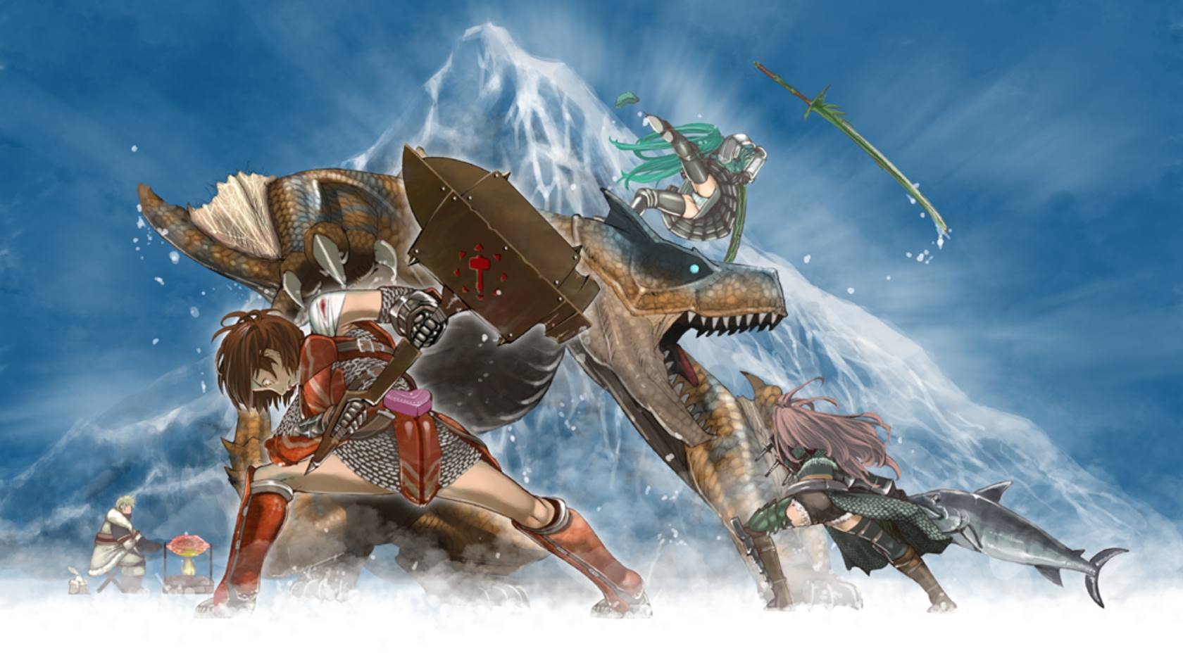 Monster Hunter Tigrex Desktop - HD Wallpaper 