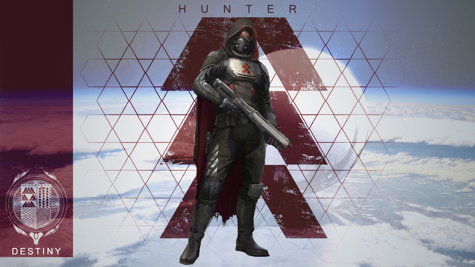Hunter, Destiny 2, Mask, Artwork, Sci-fi Games - HD Wallpaper 