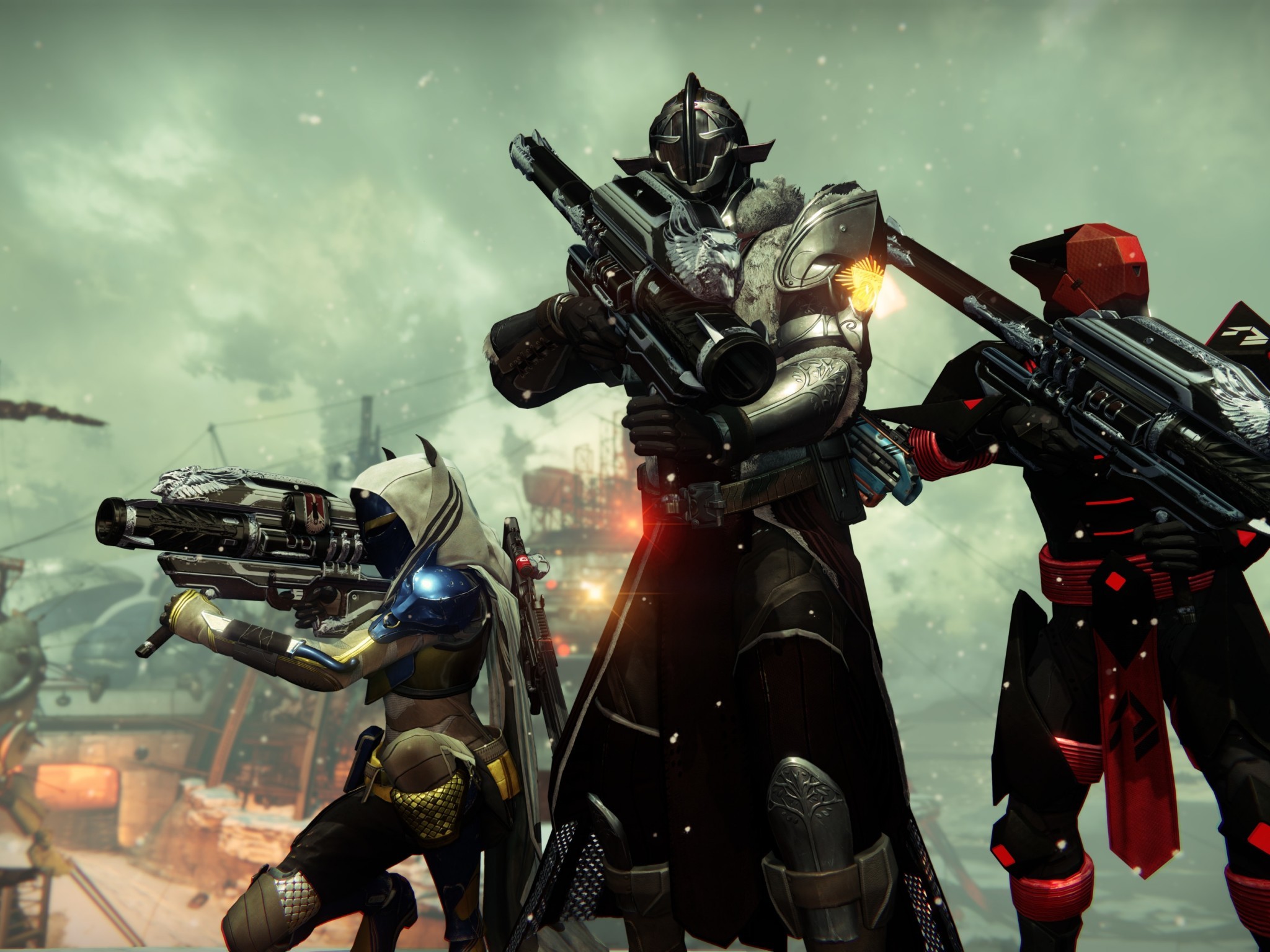 Warlock, Titan, Hunter, Destiny 2, Characters, Sci-fi - HD Wallpaper 