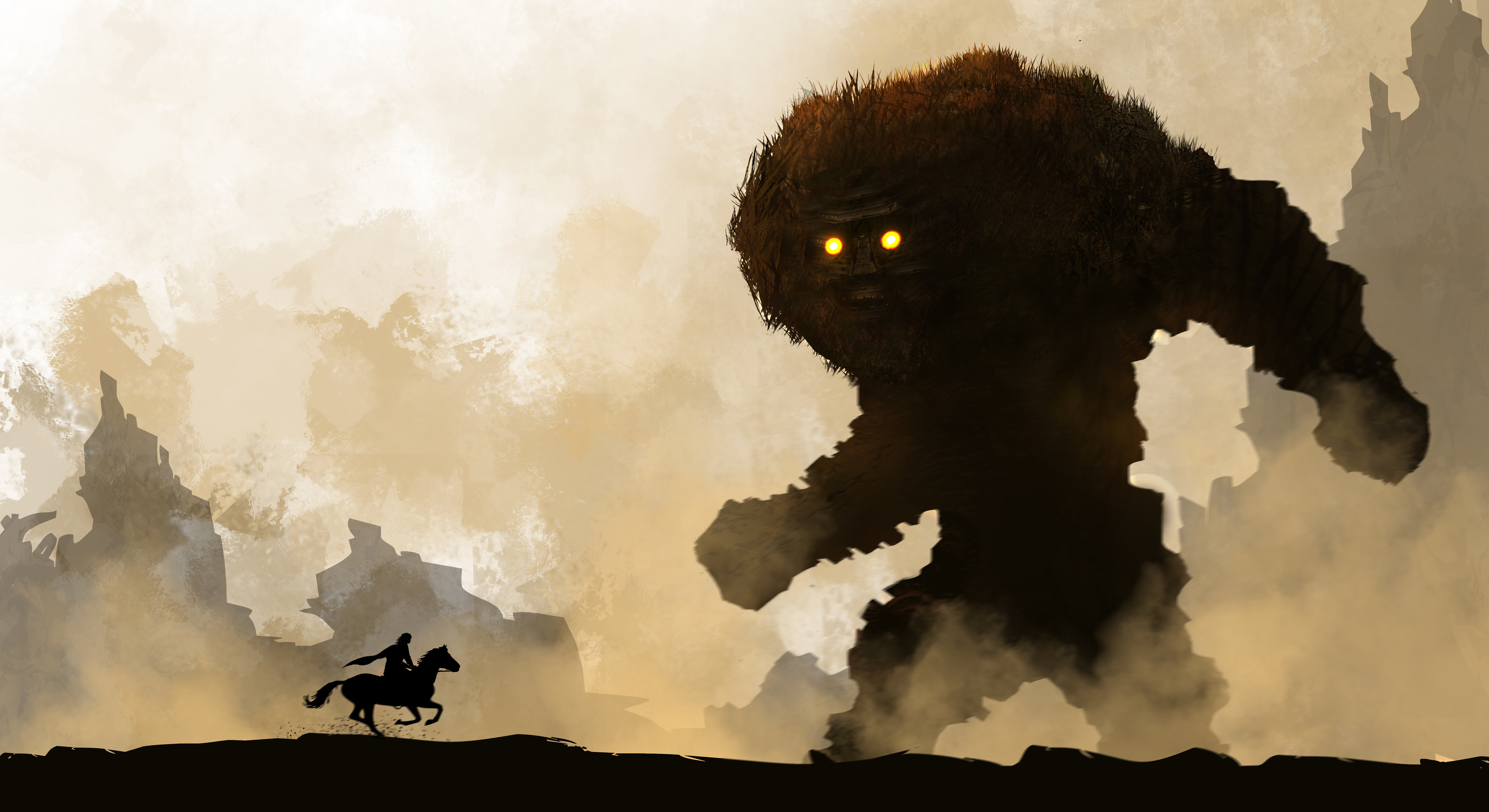 Shadow Of The Colossus Обои - HD Wallpaper 