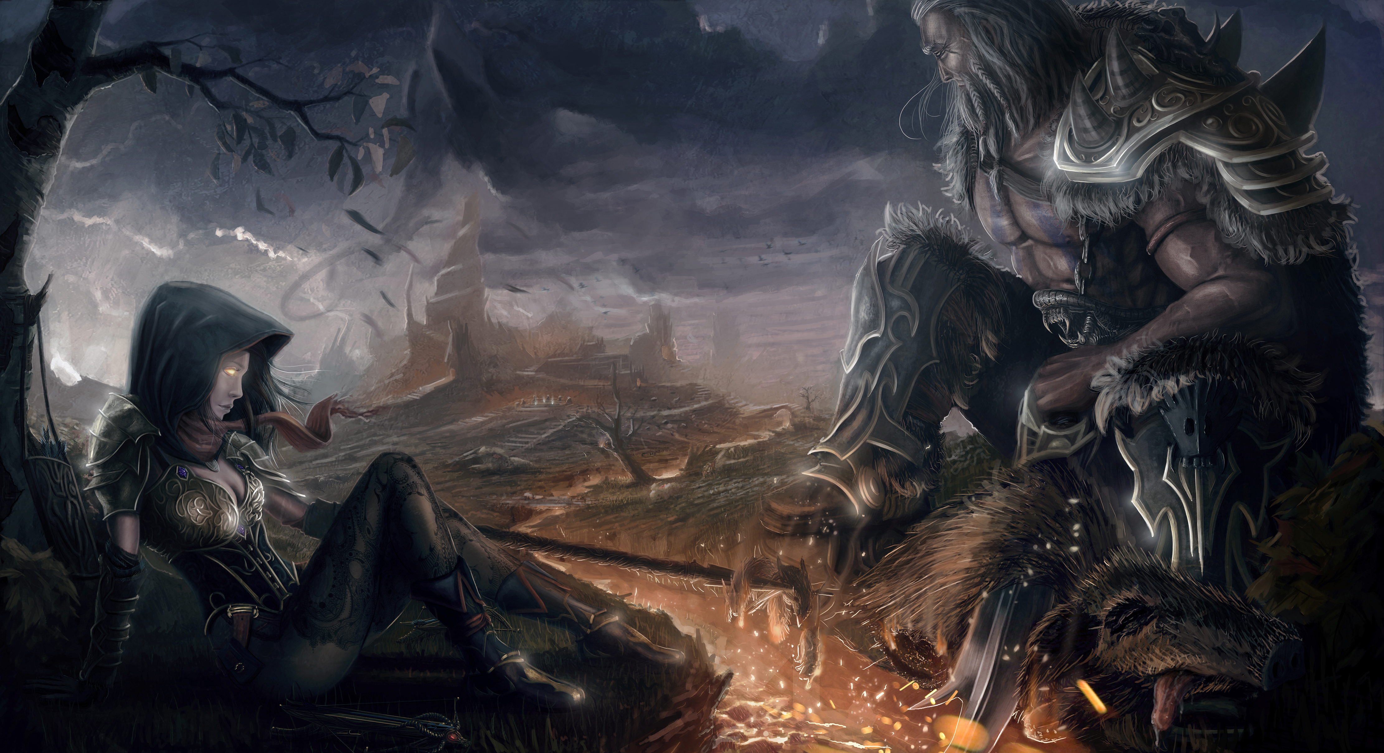 Diablo 3 Demon Hunter Hd - HD Wallpaper 