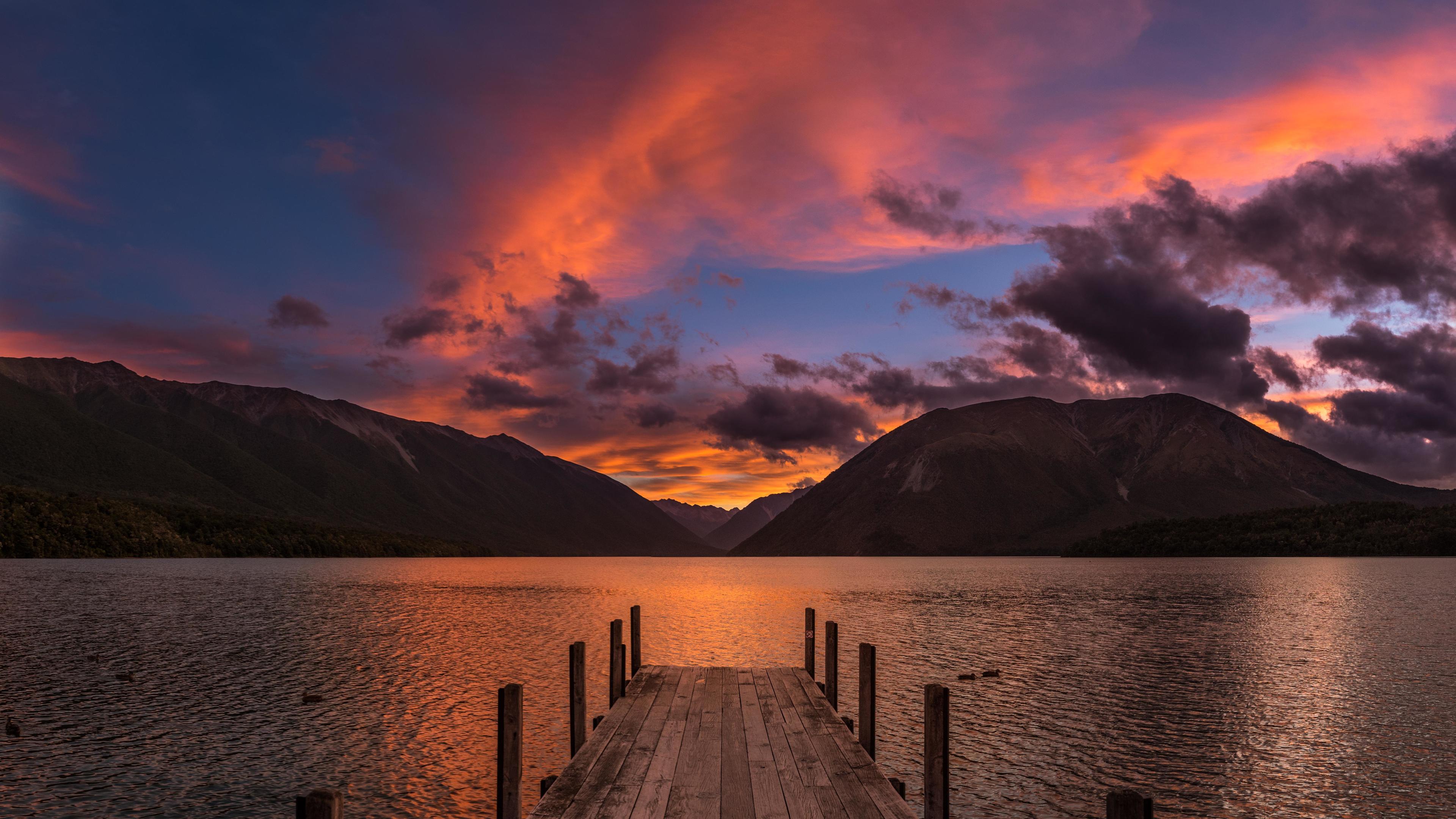 Rotoiti Lake New Zealand 4k - HD Wallpaper 