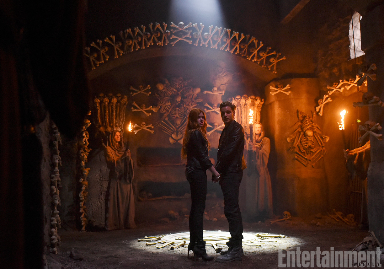 Shadowhunters 3 Clary E Jace - HD Wallpaper 