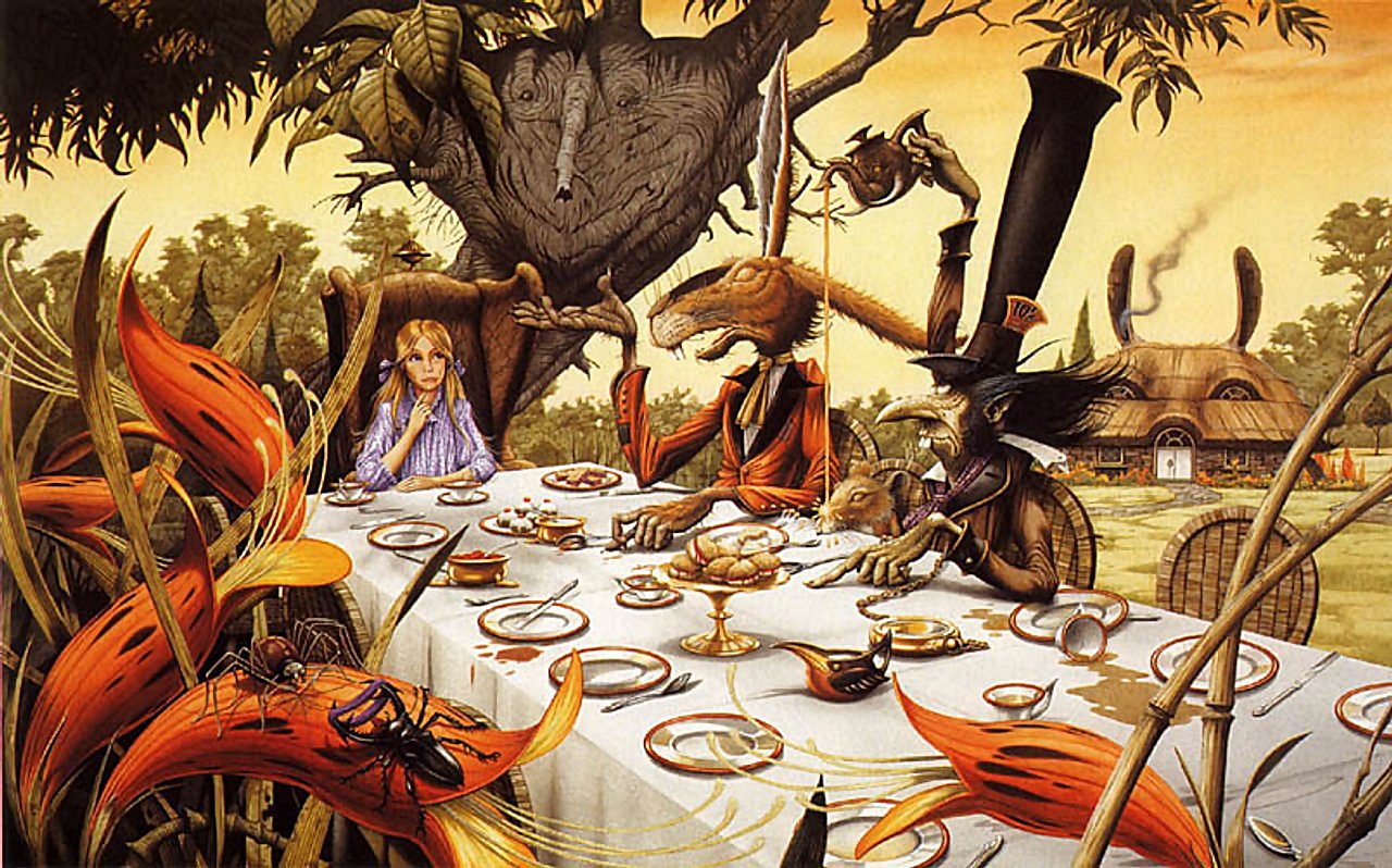 Alice In Wonderland Wallpapers Widescreen - HD Wallpaper 