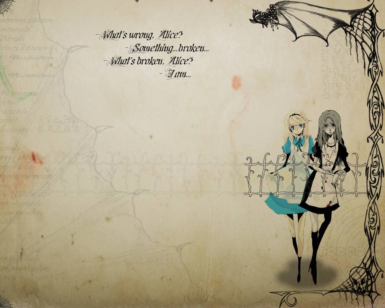 Alice In Wonderland Wallpaper - Alice In Wonderland Wall Paper - HD Wallpaper 