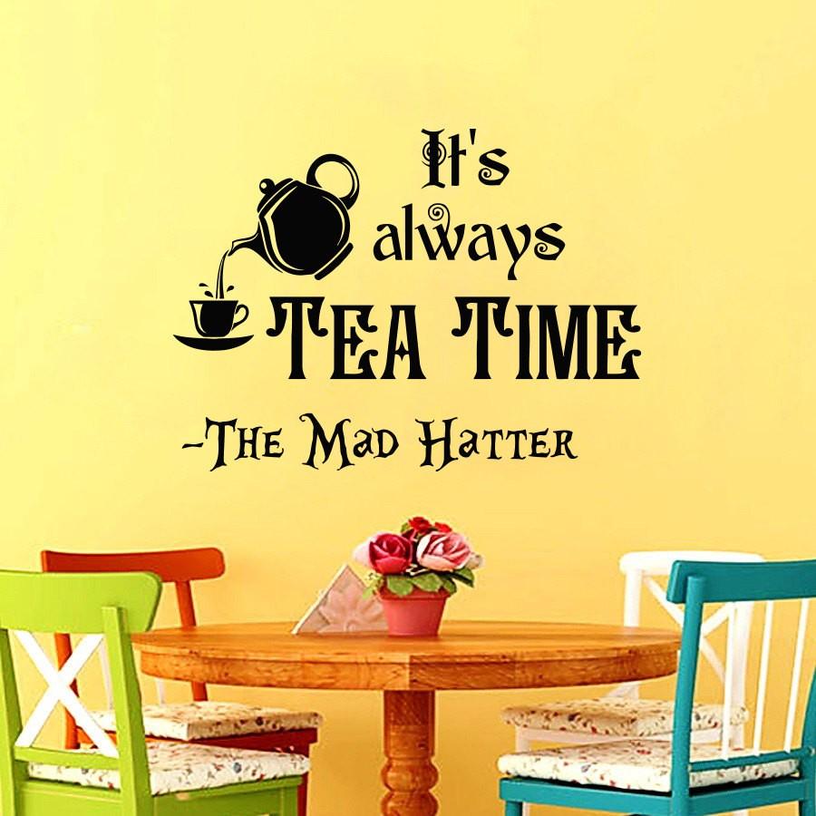 Alice In Wonderland Mad Hatter Sayings - HD Wallpaper 