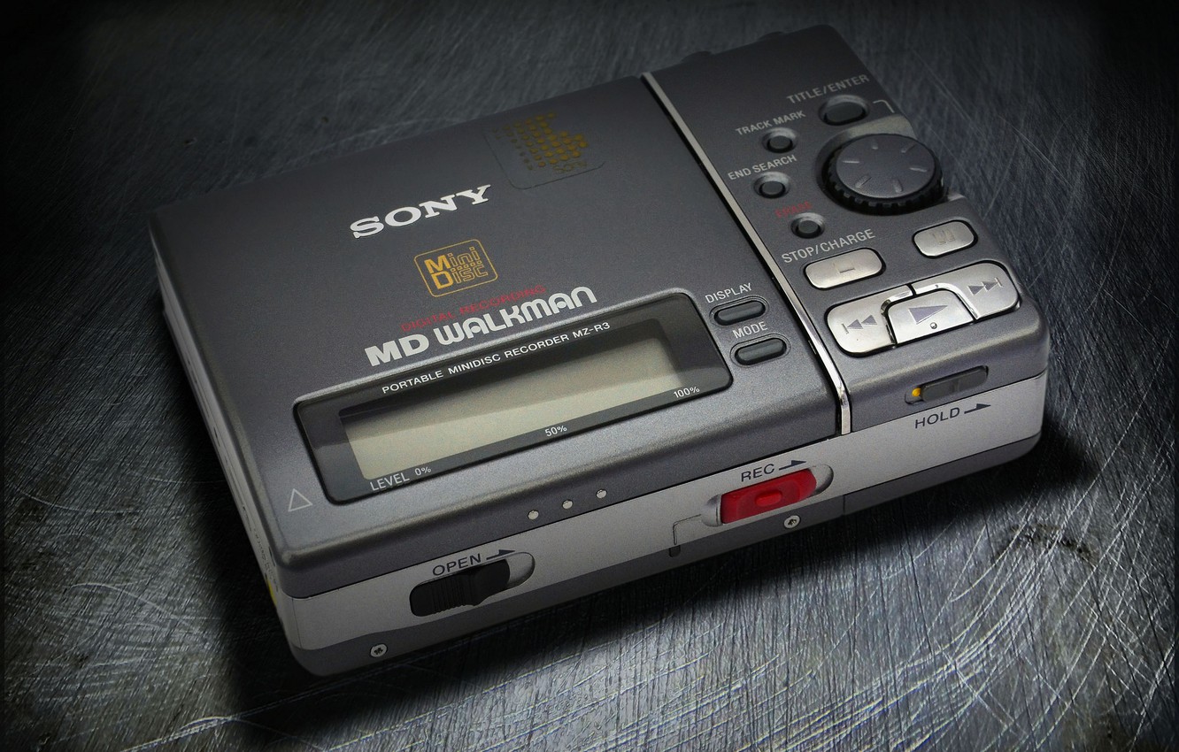 Photo Wallpaper Sony Mz-r3, Recorder, Mini Disc Player - Mini Disc - HD Wallpaper 