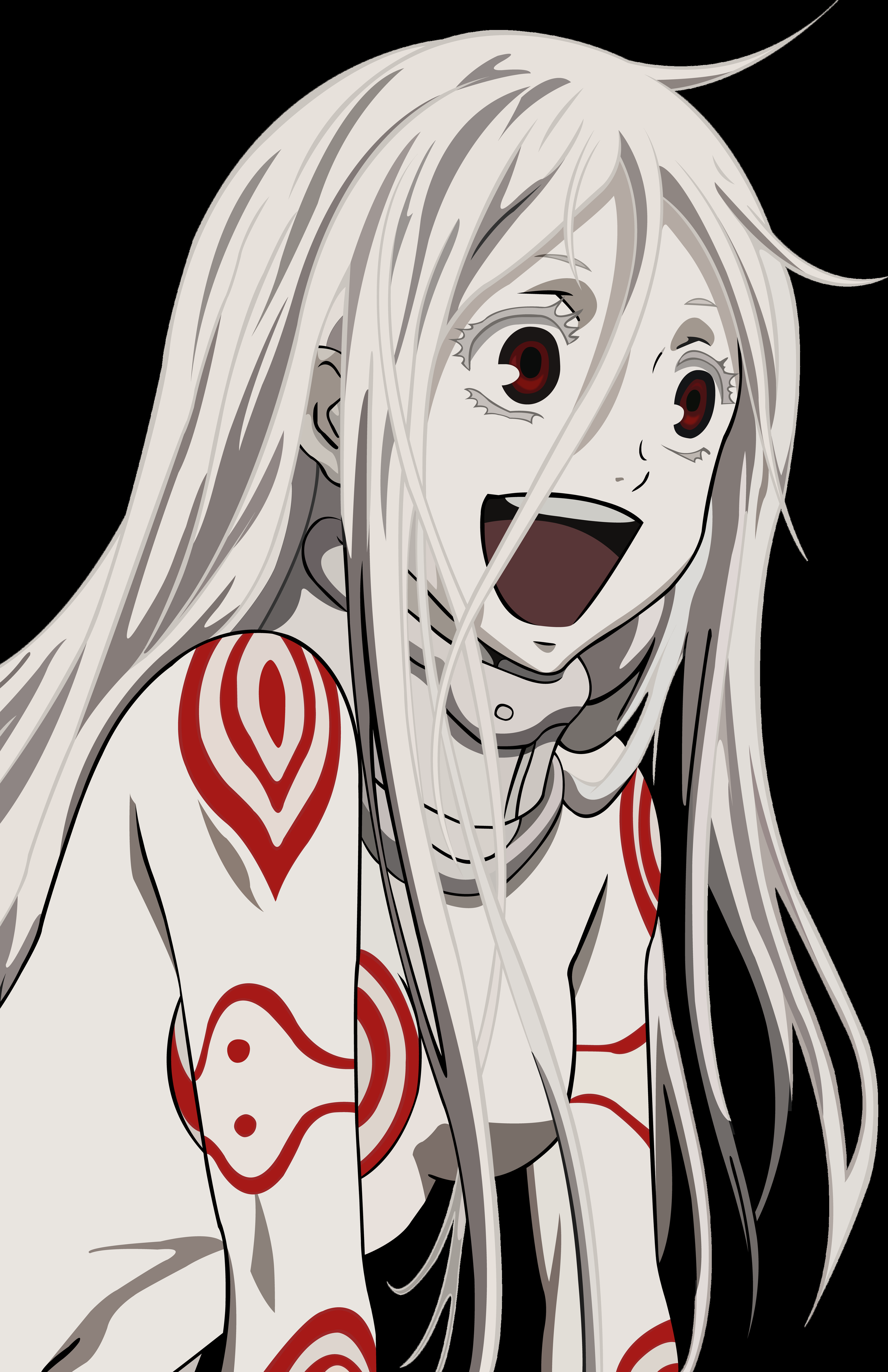 Shiro Deadman Wonderland Sticker - HD Wallpaper 