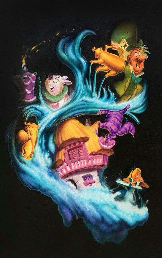 Alice In Wonderland Into The Madness - HD Wallpaper 