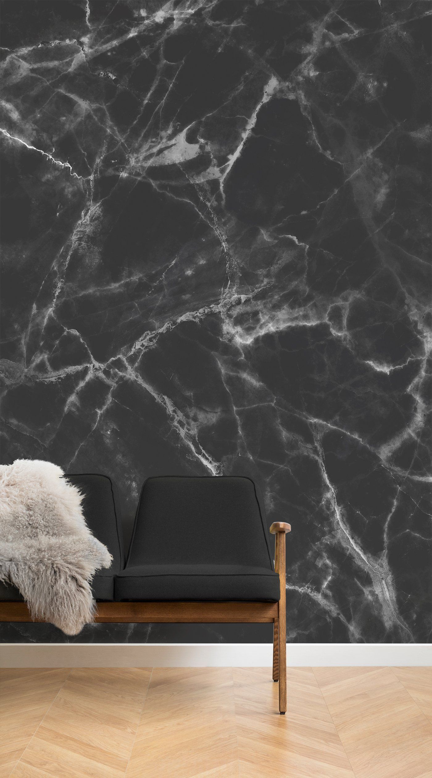 Luxury Black Wallpaper Room - HD Wallpaper 