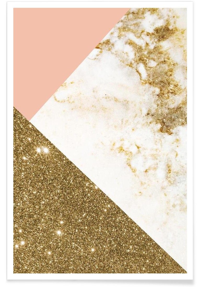 Pink Marble Gold Background - HD Wallpaper 