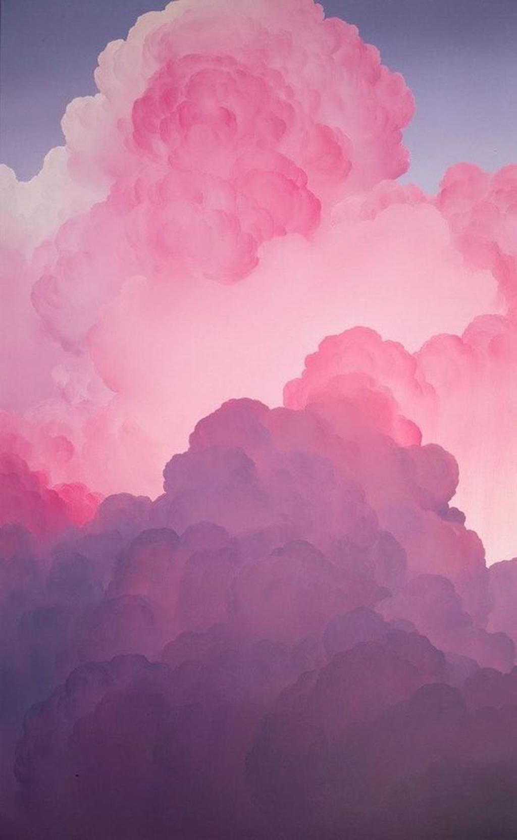 Marble Wallpaper Pinterest - Pink Clouds - HD Wallpaper 
