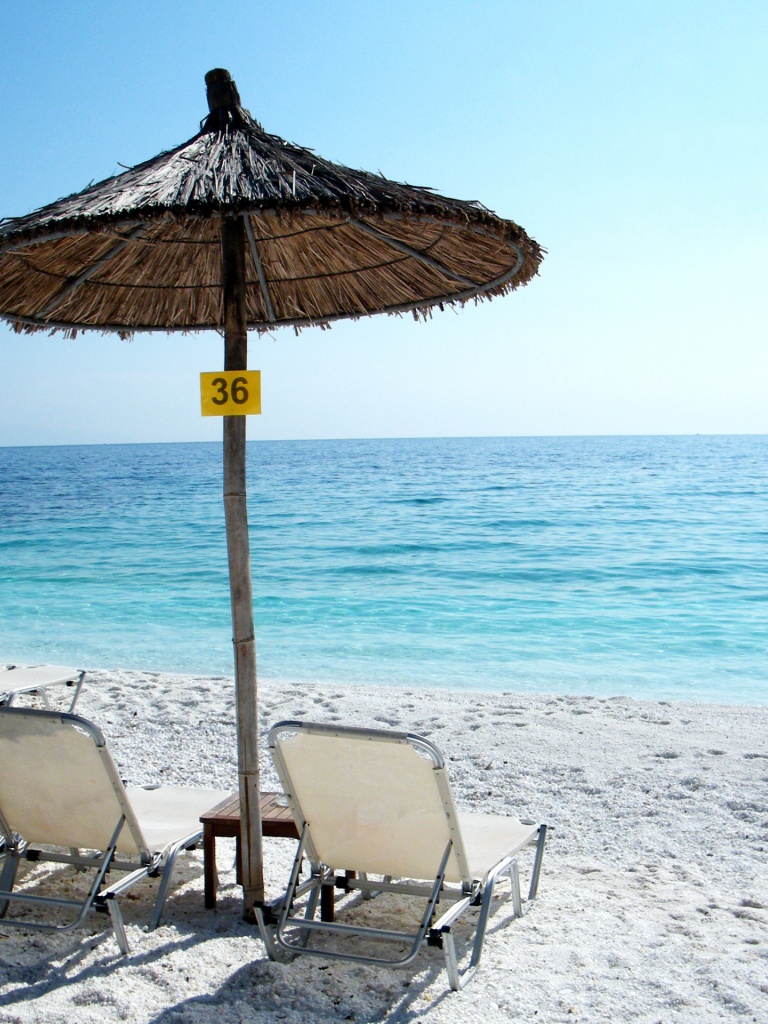 Marmal Beach Thassos - HD Wallpaper 