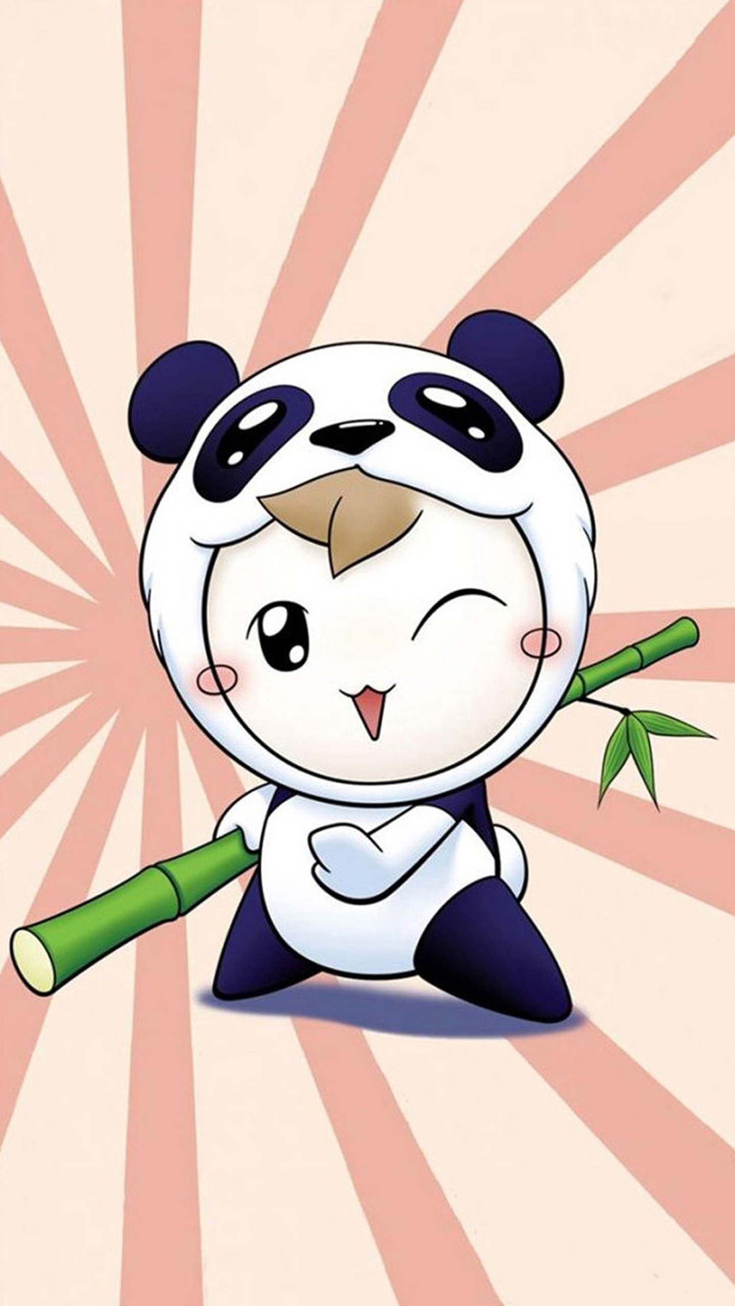 Iphone Wallpaper Hd Cute Pandas - HD Wallpaper 