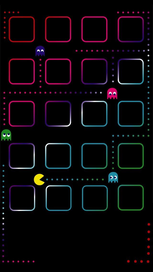 Pacman Iphone 6 640x1136 Wallpaper Teahub Io