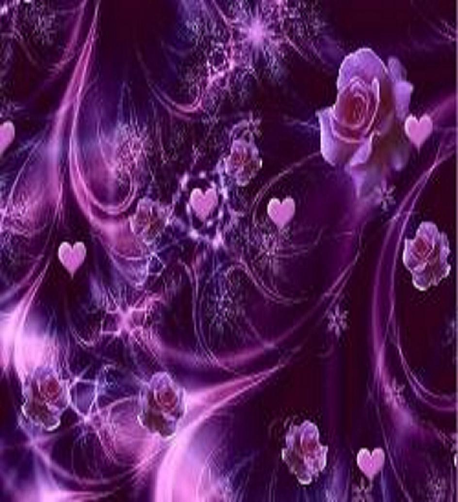Pretty Cute Wallpapers - Colorful Purple Rose - HD Wallpaper 