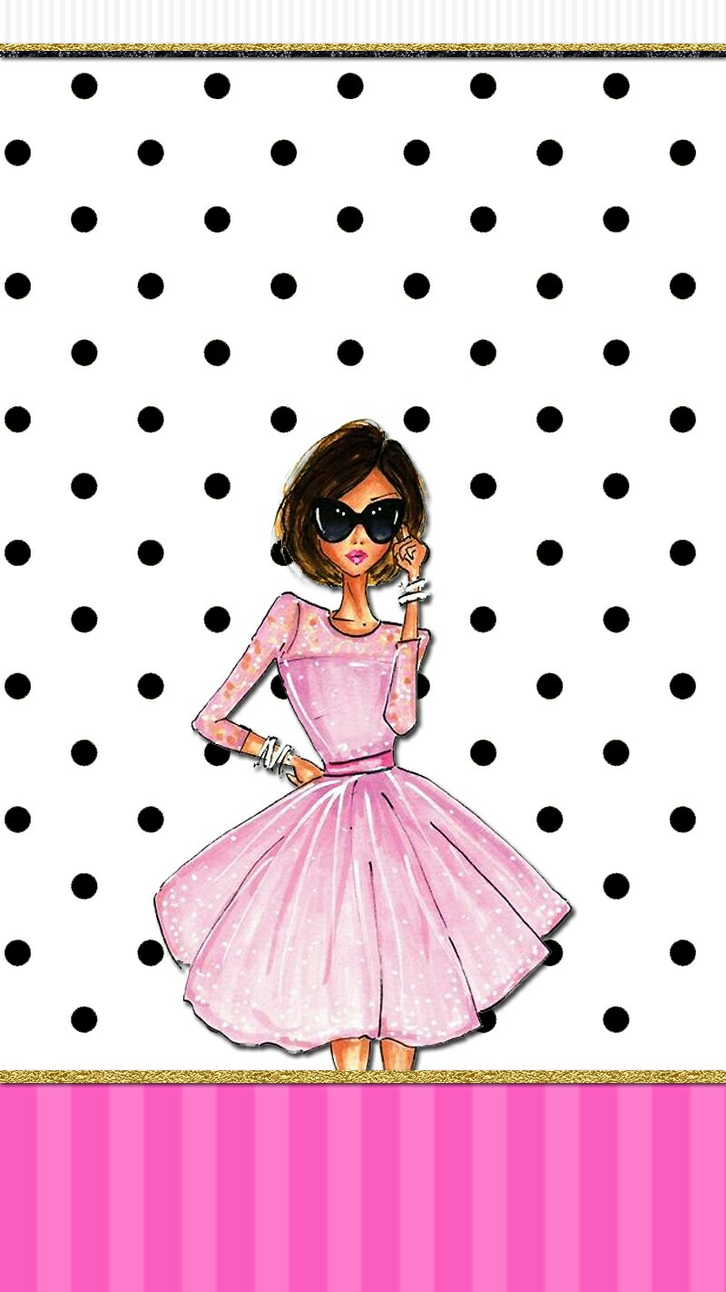 Cute Girly Pink Dress Wallpaper Iphone Resolution - Doll - HD Wallpaper 