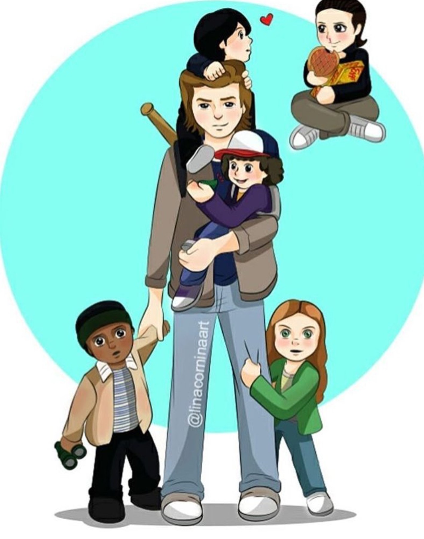 Stranger Things Kawaii Wallpapers - Steve Harrington Mr Mom - HD Wallpaper 