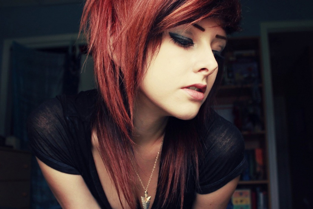 Redhead Emo Girl Cute Face - Cute Face Girl Image Hd - HD Wallpaper 