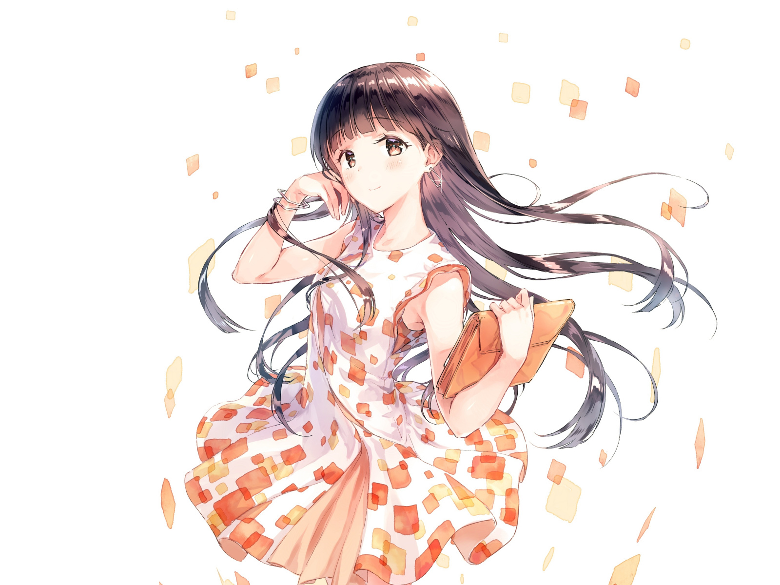 Cute, Dark, Long Hair, Yuka Kashino, Wallpaper - Desktop Backgrounds Cute Dark Hd - HD Wallpaper 