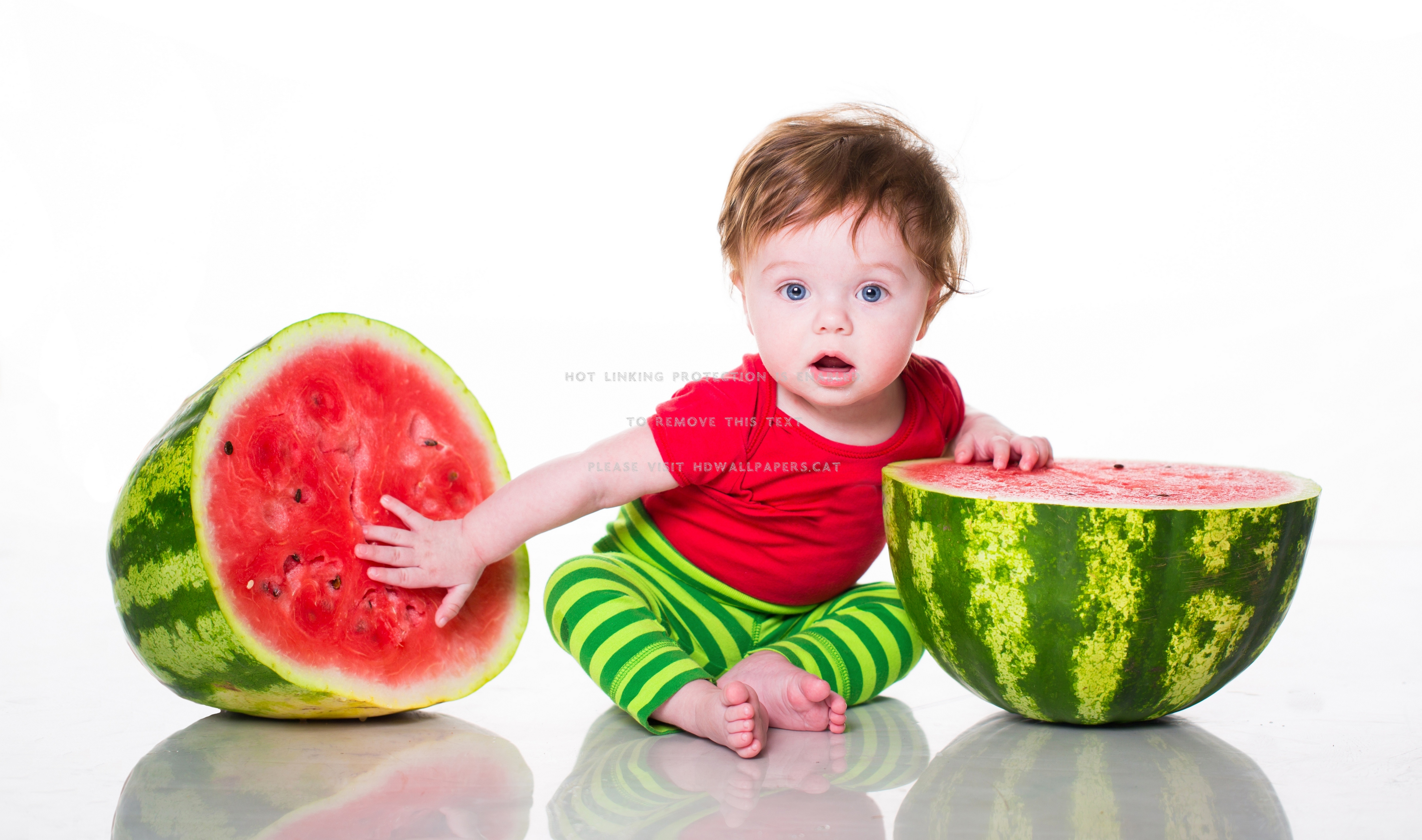 Watermelon Baby - HD Wallpaper 