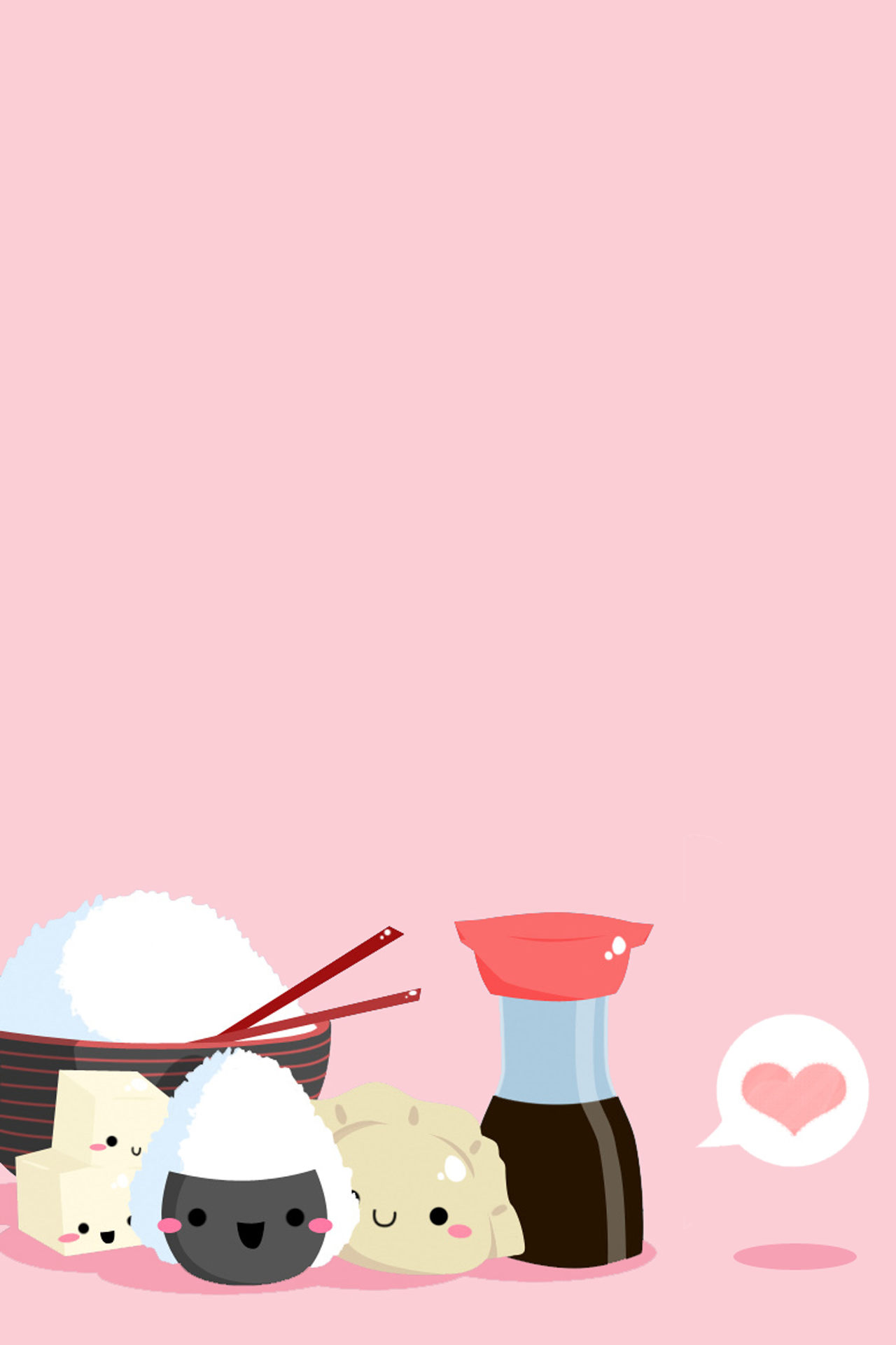 Iphone Wallpaper Kawaii Food 1280x1920 Wallpaper Teahub Io