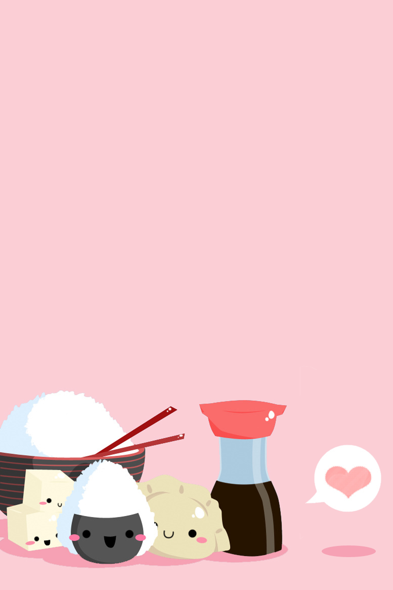 Iphone Wallpaper Kawaii Food - HD Wallpaper 