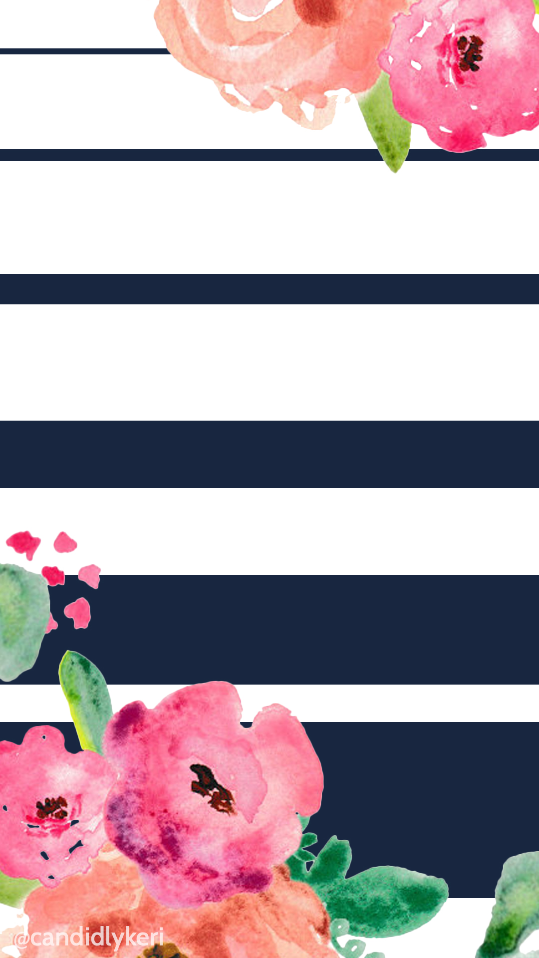 Flower And Navy Stripe Cute You Can Download For Free Iphone Cute Girly Backgrounds 1080x1920 Wallpaper Teahub Io 3 years ago on october 26, 2016. iphone cute girly backgrounds