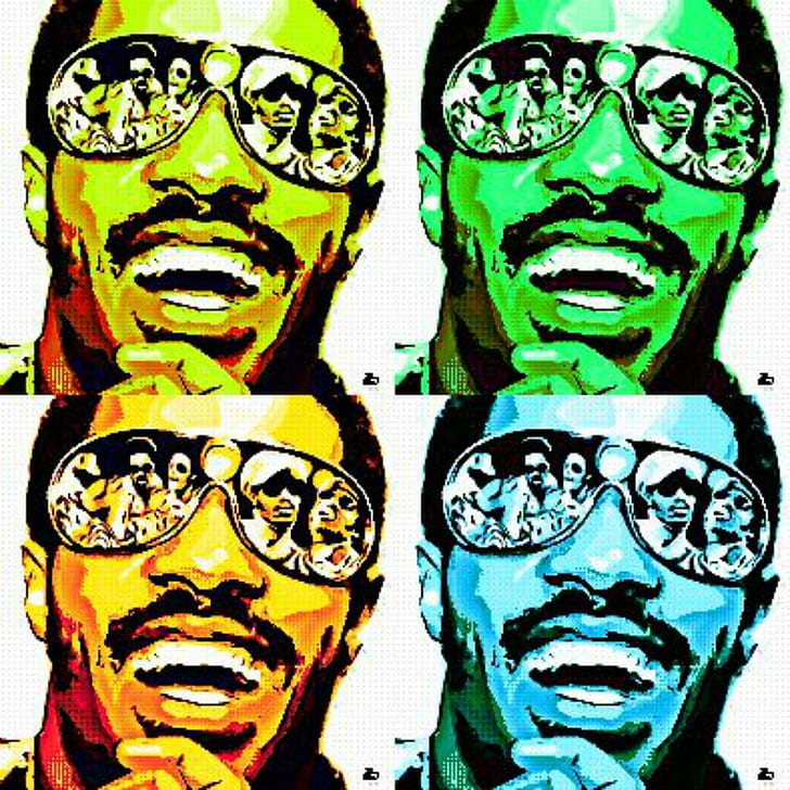 Stevie Wonder Wallpaper Pop Art - HD Wallpaper 