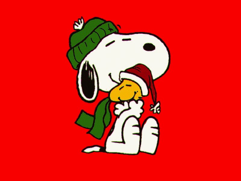 Snoopy Wallpaper - Snoopy Christmas Thank You - HD Wallpaper 